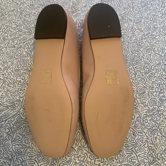 J. Crew Women's Pale Petal Leather Ballet Flats - Picture 3 of 4